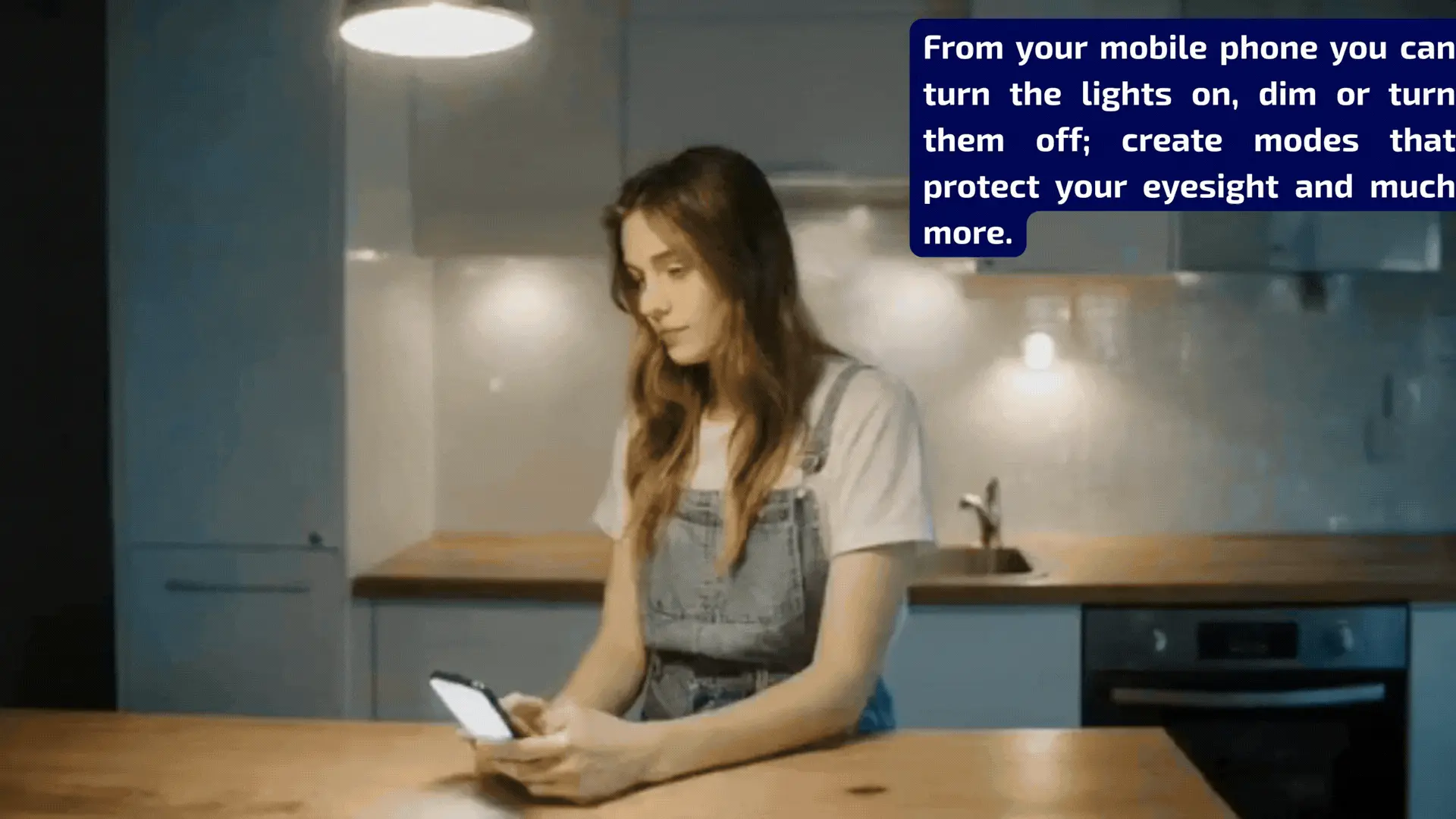 Representation of a smart home kitchen system
